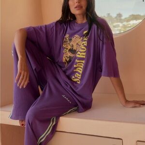 Sabbi very oversized rodeo tee - GREEN SMALL